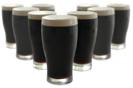 9 Glasses of Beer Glasses of Beer